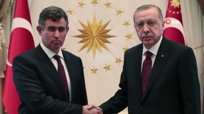  Cumhurbaşkanı Erdoğan, TBB Başkanı Feyzioğlu'nu kabul etti