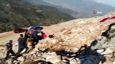 parasutcu -  Fethiye'de paraşüt kazası: 1 yaralı Videosu