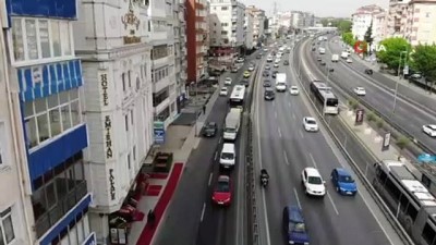 trafik yogunlugu -  E-5 yanyol, araçların otoparkı oldu  Videosu