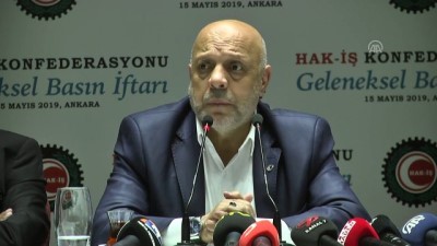 Hak-İş Başkanı Arslan: '11 bin 500 üyemiz sendikalarımızdan istifa ettirildi' - ANKARA