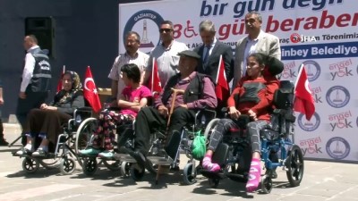 isitme cihazi -  Şahinbey’de 42 engelliye tekerlekli sandalye  Videosu