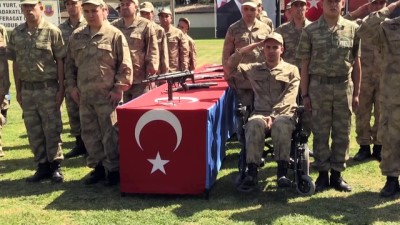 Aydın'da engellilerin askerlik heyecanı