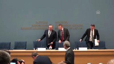 gard - Çavuşoğlu-Rinkevics ortak basın toplantısı - RİGA  Videosu
