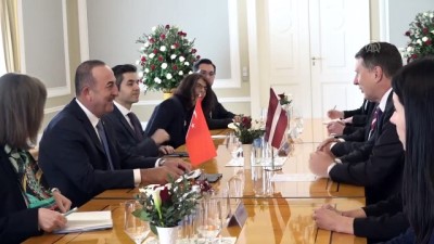 isgal - Dışişleri Bakanı Çavuşoğlu Letonya'da - RİGA  Videosu