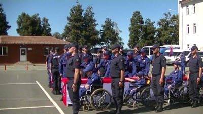 engelli genc - Engellilerin bir günlük askerlik heyecanı - RİZE Videosu