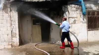 elektrik kontagi - Adıyaman'da ev yangını  Videosu