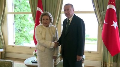 Erdoğan, Matviyenk'i kabul etti - İSTANBUL