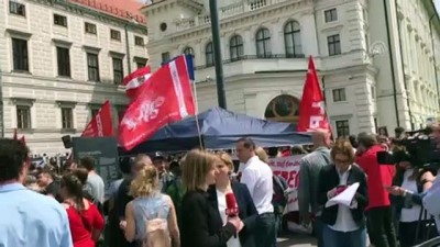 asiri sag - Avusturya'da aşırı sağ koalisyona karşı gösteri - VİYANA  Videosu
