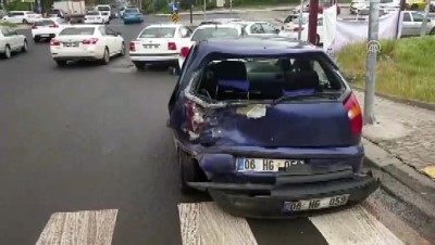 Başkentte zincirleme trafik kazası: 3 yaralı - ANKARA