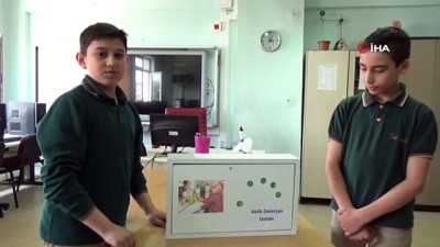 kimyasal madde -  Geleceğin mühendisleri şimdiden yetişiyor... Akıllı deterjan dolabı yaptılar  Videosu