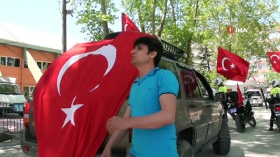 motosikletci -  Motosiklet ve Off-Road tutkunlarından 19 Mayıs'da Türk bayraklı kortej Videosu