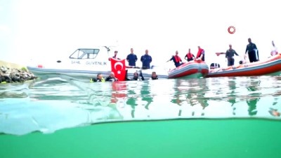 efes - Tek nefeste 100 metreye daldı  Videosu