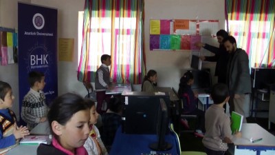 Atık bilgisayarlar kırsaldaki çocuklara ışık oldu - ERZURUM