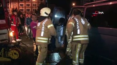  E-5 Karayolunu kitleyen kaza: 12 araç birbirine girdi 