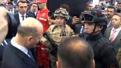 polis kopegi -  İçişleri Bakanı Süleyman Soylu, IDEF’19 fuarını gezdi  Videosu
