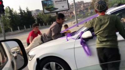gelin arabasi -  İstanbul’da trafikte “bahşiş” terörü kamerada  Videosu