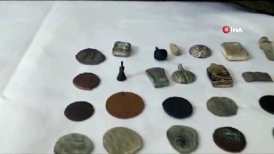 tarihi eser kacakciligi -  Malatya’da Frig, Roma, Bizans dönemlerine ait 5 milyon TL değerinde tarihi eser ele geçirildi Videosu