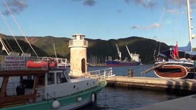 kargo gemisi - Marmaris'teki lüks motoryatlar kargo gemisiyle Malta'ya gönderildi - MUĞLA Videosu