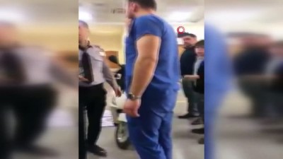 ozel guvenlik -  Motosikletiyle hastaneye muayene olmaya girdi Videosu