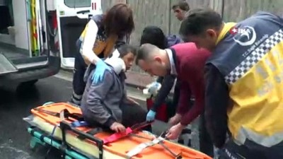  Özel halk otobüsü alt geçitte kaza yaptı: 8 yaralı 