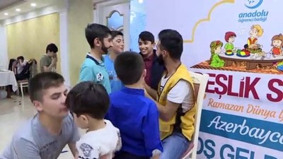 aksam ezani - Azerbaycan'da 'Kardeşlik Sofrası' kuruldu - BAKÜ Videosu