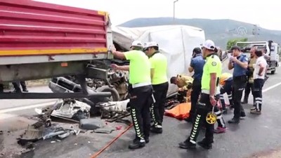İzmir'de zincirleme trafik kazası: 1 ölü 