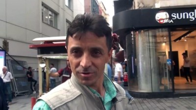 efes -  İstiklal Caddesi’ndeki arılara ilaçlı çözüm  Videosu