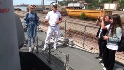 argo - Askeri gemi ziyarete açıldı - ZONGULDAK Videosu