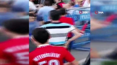 Ergene Velimeşespor - Nevşehir Belediyespor maçı sonrası arbede çıktı