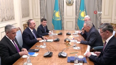 bakanlik -  - Çavuşoğlu, Nazarbayev ve Tokayev tarafından kabul edildi Videosu