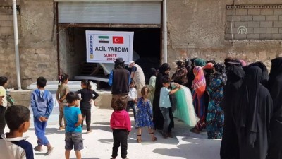 kuru fasulye - Sadakataşı Derneğinden Suriye'ye ramazan yardımı - İDLİB Videosu