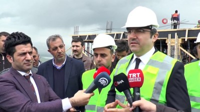 isci sagligi -  Vali Memiş, Tekstilkent fabrika inşaatında incelemelerde bulundu Videosu