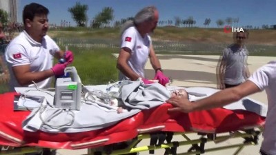 bebek -  Duran kalbi çalıştırılan Miraç bebek hava ambulansıyla Kayseri’ye nakledildi Videosu