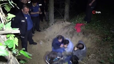 polis ekipleri -  Kaçak define avcısı ölü taklidi yaparak polisten kurtulmaya çalıştı  Videosu