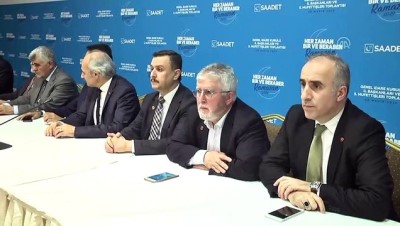 politika - Saadet Partisi GİK ve İl Başkanları Toplantısı - ANKARA Videosu