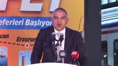 Bakan Ersoy, Turistik Doğu Ekspresi’nin uğurlanma törenine katıldı (1) - ANTALYA