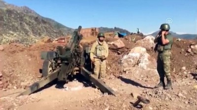kabiliyet - Pençe Harekâtı 105 mm'lik dağ topları ile destekleniyor  Videosu