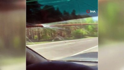 insaat malzemesi -  - Rus Sürücü Ölümden Kıl Payı Kurtuldu Videosu