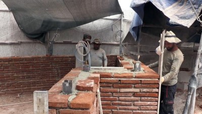 cami minaresi - Tarihi cami eski temeli üzerinden yeniden yükseliyor - ADANA  Videosu
