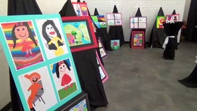 anaokulu ogrencisi -  6 yaşında resim sergisi açtı  Videosu
