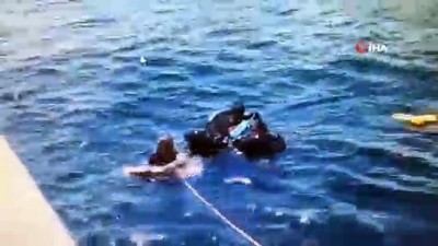 tekne faciasi -  9 kişinin öldüğü göçmen faciasında kurtarma anları kamerada Videosu