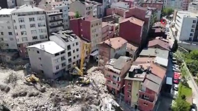 insaat alani -  Kağıthane’de devam eden yıkım havadan görüntülendi  Videosu