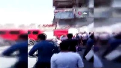  Kahire'nin şehir merkezinde yangın: 51 kişi yaralandı