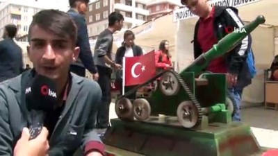 lise ogrencisi -  Lise öğrencisi 'insansız mini tank' tasarladı  Videosu