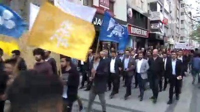  Sivas'ta Türkçülük günü yürüyüşü düzenlendi