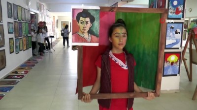 atik kagit -  Bitlis'ten sonra Amasya'da da dünyaca ünlü ressamların tablolarını canlı canlı sergilediler Videosu