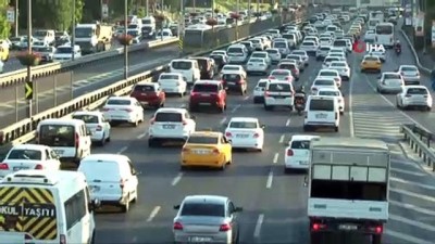bayram trafigi -  İstanbul’da bayram trafiği yoğunluğu erken başladı Videosu