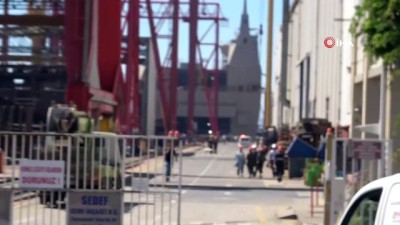 demir cubuk -  Tuzla’da tersanede feci iş kazası  Videosu