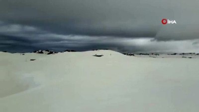 kar yiginlari -  Antalya’da Mayıs ayında 2,5 metrelik kar manzarası  Videosu