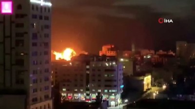 gazze -  - İsrail savaş uçakları Gazze'de bir binayı vurdu
- İsrail'in hava saldırılarında biri bebek 3 Filistinli hayatını kaybetti Videosu